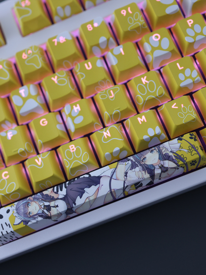 柴郡碧藍航線透光RGB108鍵標準配列衛星軸鍵帽-ZUIHANG SHOP