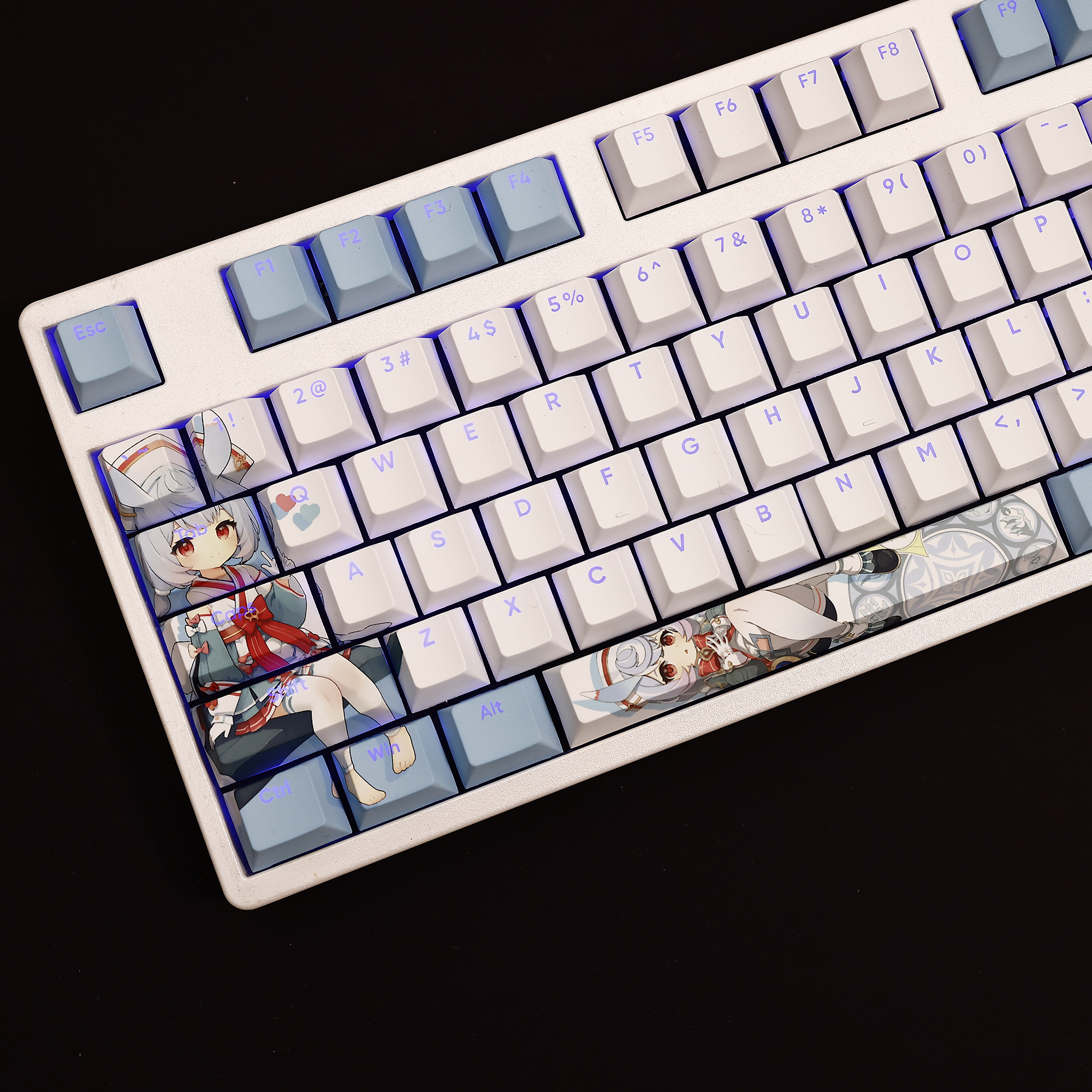 希格雯透光RGB108鍵標準配列衛星軸鍵帽-ZUIHANG SHOP