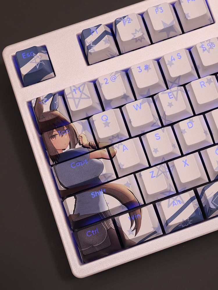 愛慕織姬賽馬娘透光RGB108鍵標準配列衛星軸鍵帽-ZUIHANG SHOP