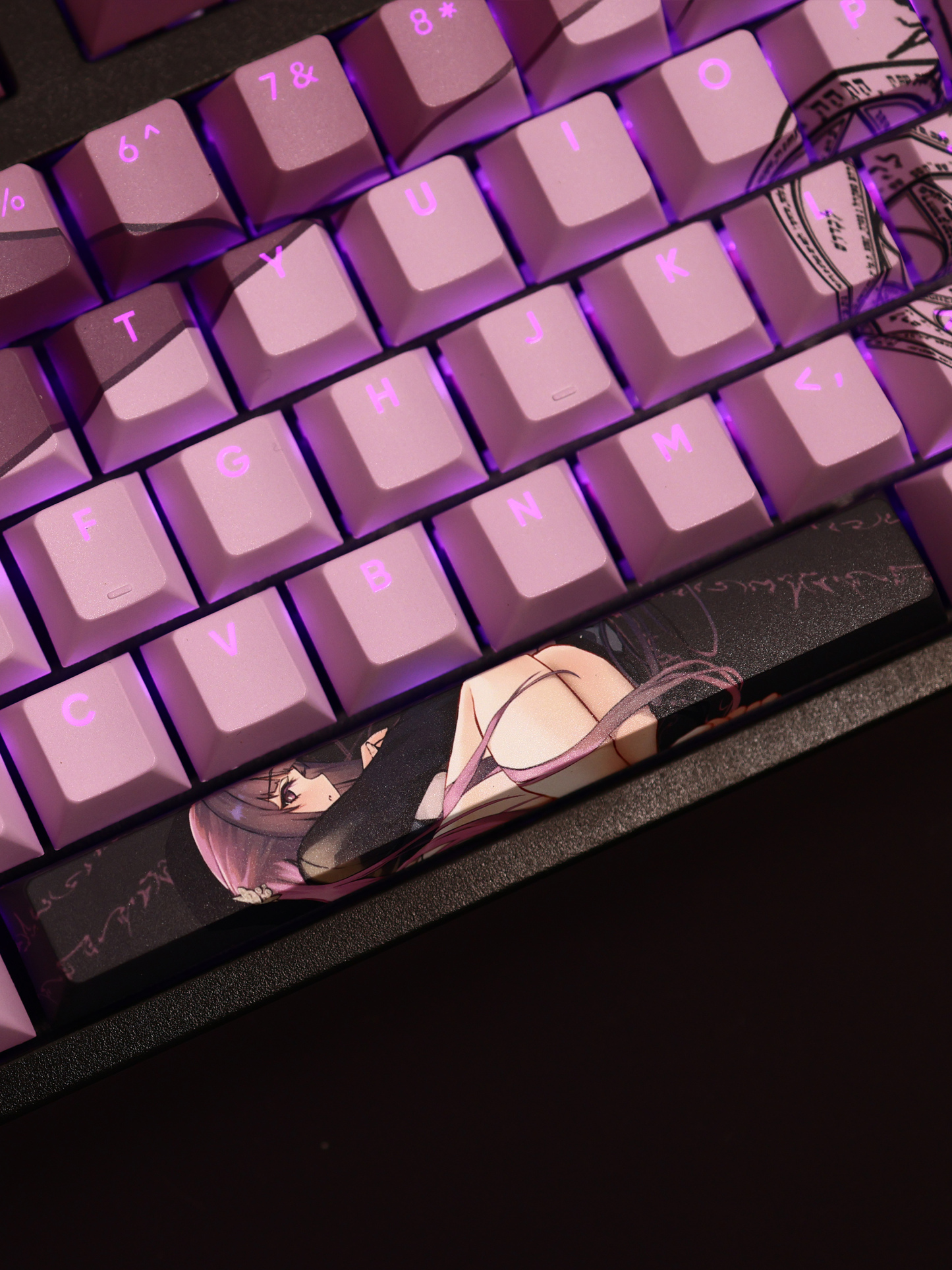 葬送的芙莉蓮菲倫透光RGB108鍵標準配列衛星軸鍵帽-ZUIHANG SHOP