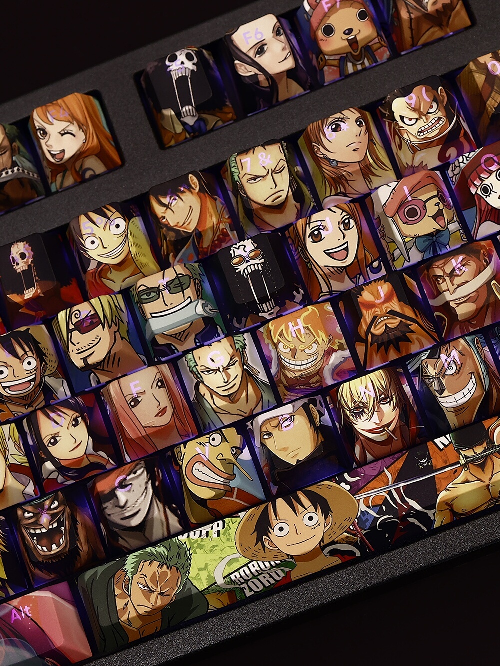 航海王透光RGB108鍵標準配列衛星軸鍵帽-ZUIHANG SHOP