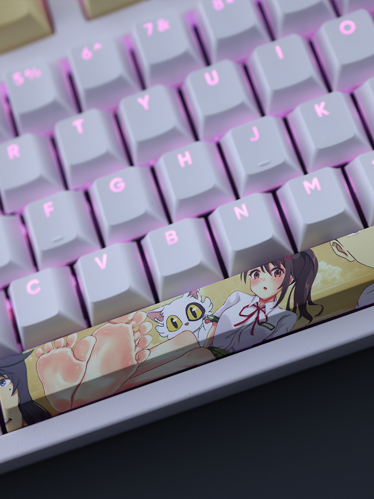 鈴芽之旅透光RGB108鍵標準配列衛星軸鍵帽-ZUIHANG SHOP