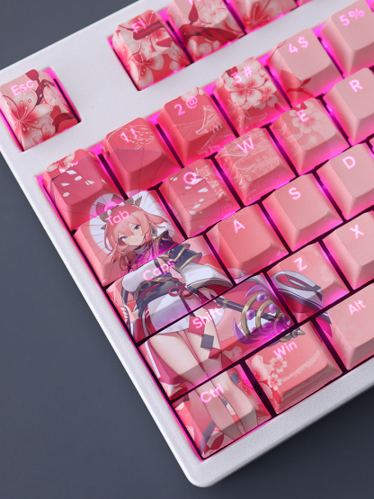 八重神子透光RGB108鍵標準配列衛星軸鍵帽-ZUIHANG SHOP