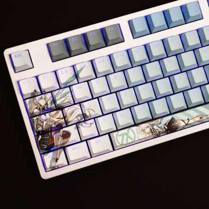 天選姬透光RGB108鍵標準配列衛星軸鍵帽