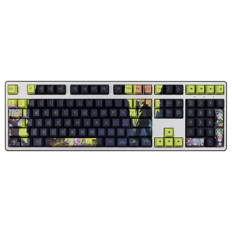 電馭叛客邊緣行者色彩增益108鍵標準配列衛星軸鍵帽-ZUIHANG SHOP