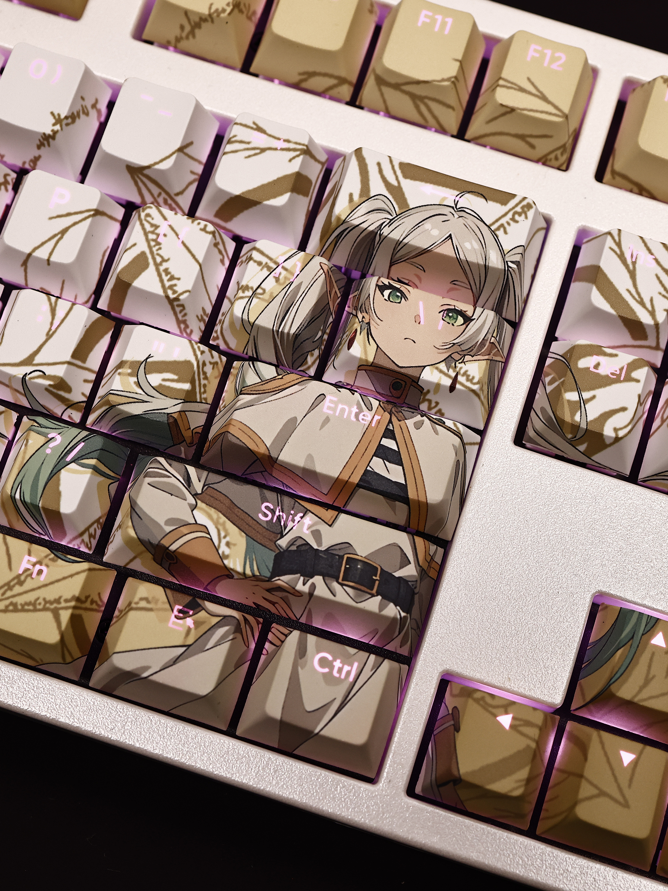 葬送的芙莉蓮透光RGB108鍵標準配列衛星軸鍵帽-ZUIHANG SHOP