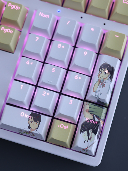 鈴芽之旅透光RGB108鍵標準配列衛星軸鍵帽-ZUIHANG SHOP