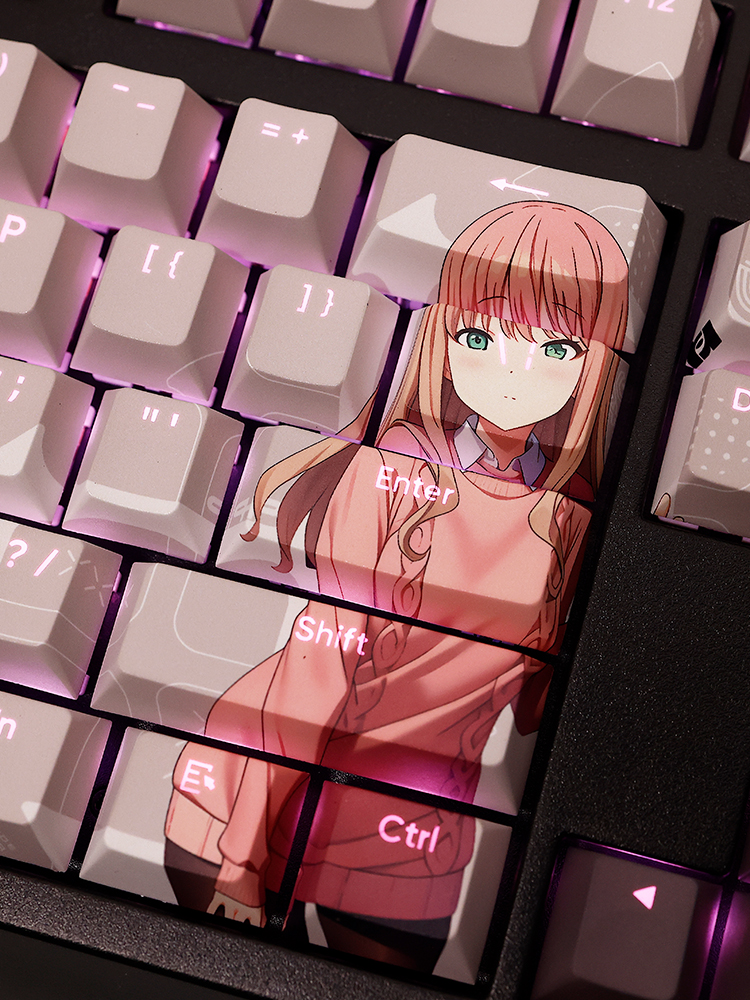 南夢芽電光機王透光RGB108鍵標準配列衛星軸鍵帽-ZUIHANG SHOP