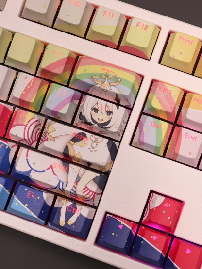 派蒙原神透光RGB108鍵標準配列衛星軸鍵帽-ZUIHANG SHOP
