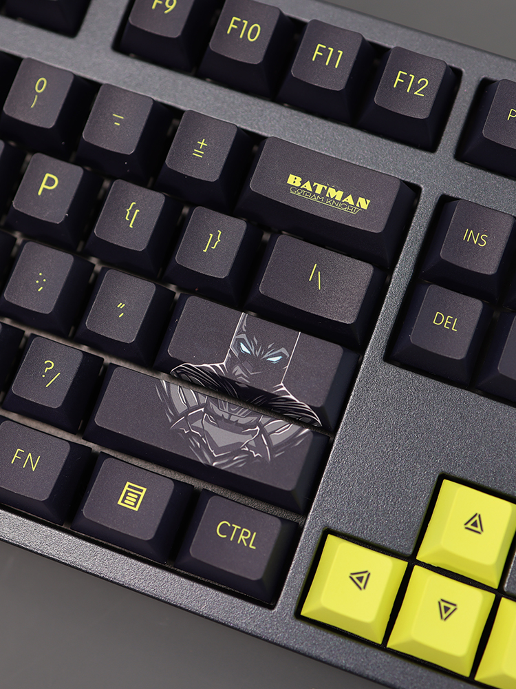 蝙蝠俠色彩增益108鍵標準配列衛星軸鍵帽-ZUIHANG SHOP