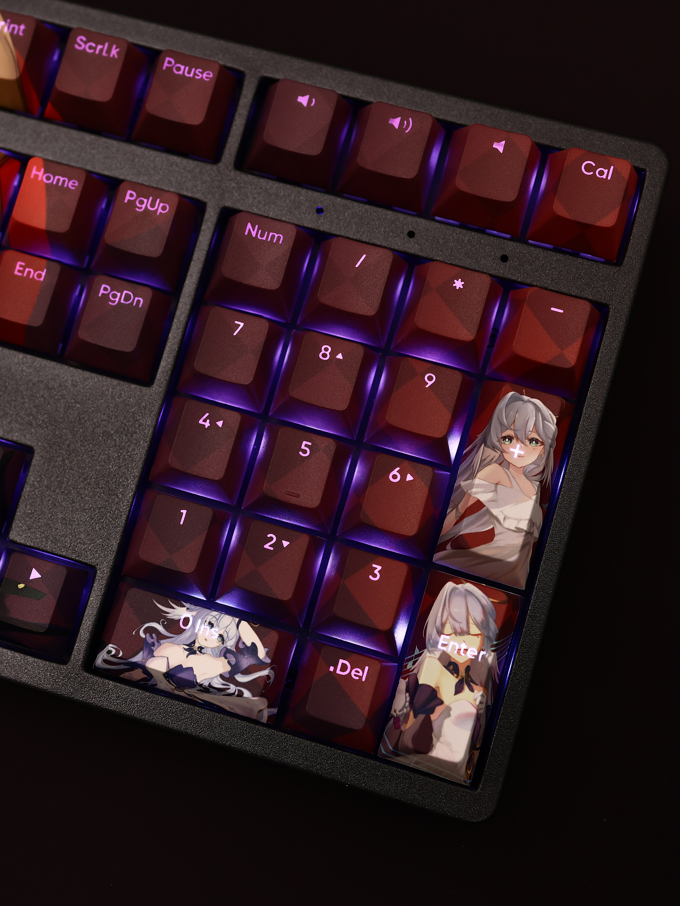 知更鳥Robin透光RGB108鍵標準配列衛星軸鍵帽-ZUIHANG SHOP