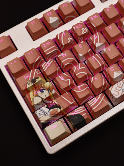 秋月愛莉透光RGB108鍵標準配列衛星軸鍵帽-ZUIHANG SHOP