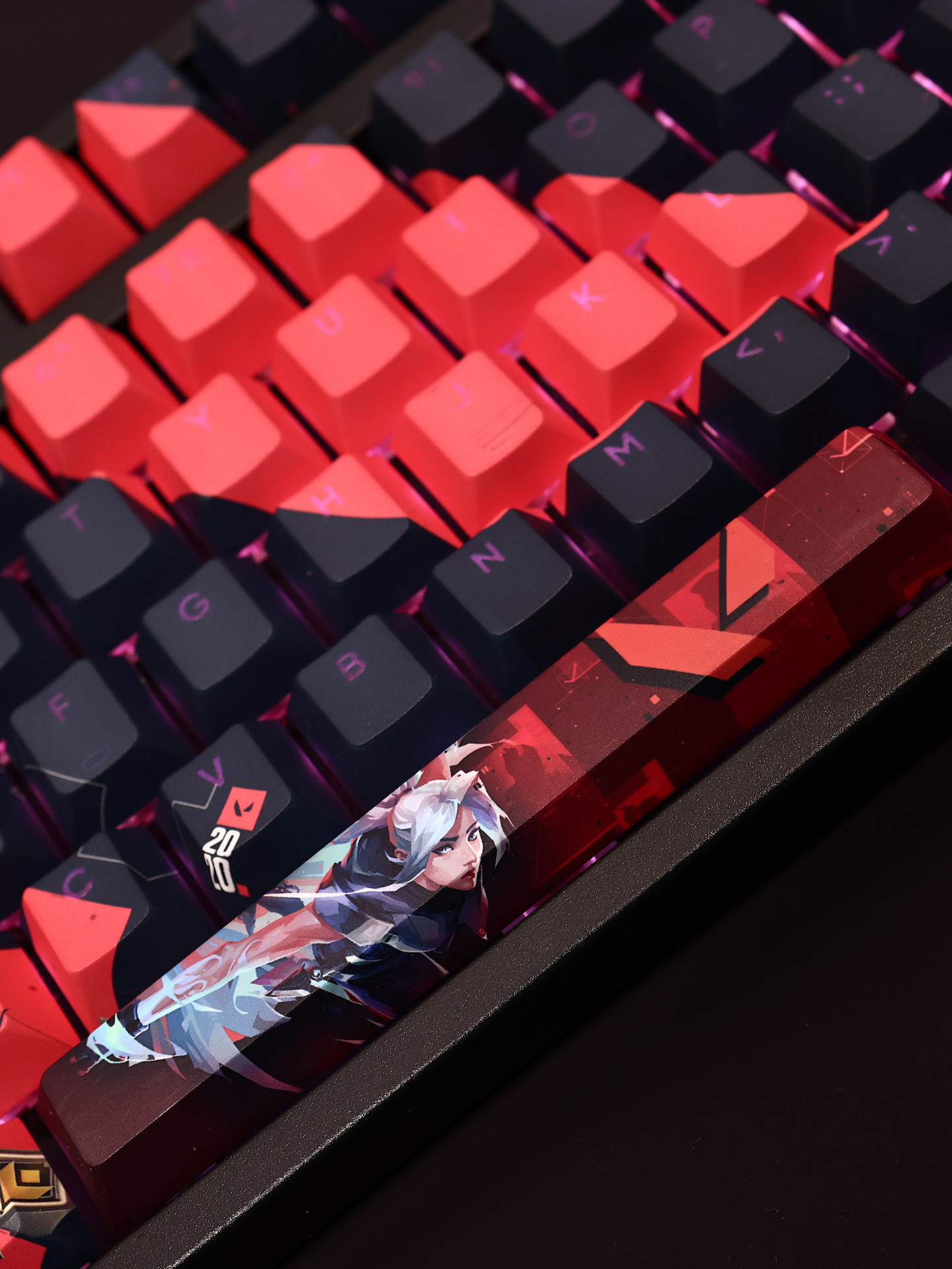 無畏契約捷風透光RGB108鍵標準配列衛星軸鍵帽