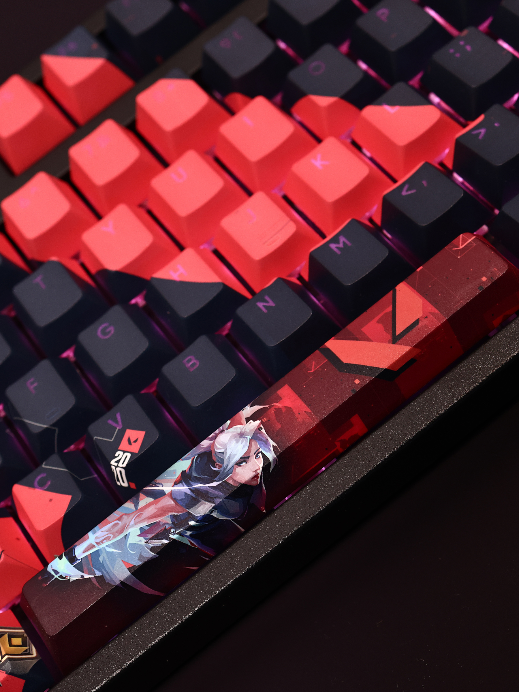 無畏契約捷風透光RGB108鍵標準配列衛星軸鍵帽
