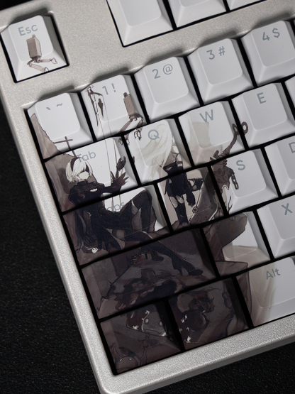 尼爾機械紀元透光RGB108鍵標準配列衛星軸鍵帽-ZUIHANG SHOP