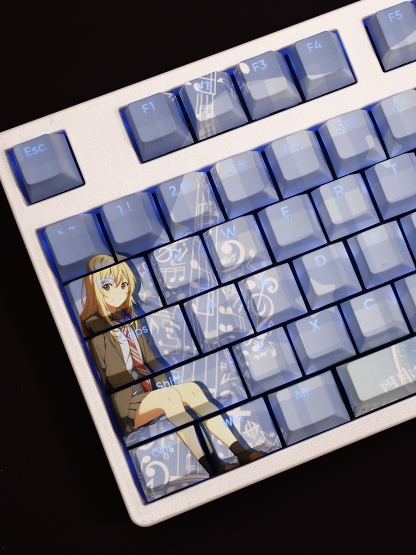 四月是你的謊言宮圓薰透光RGB108鍵標準配列衛星軸鍵帽-ZUIHANG SHOP