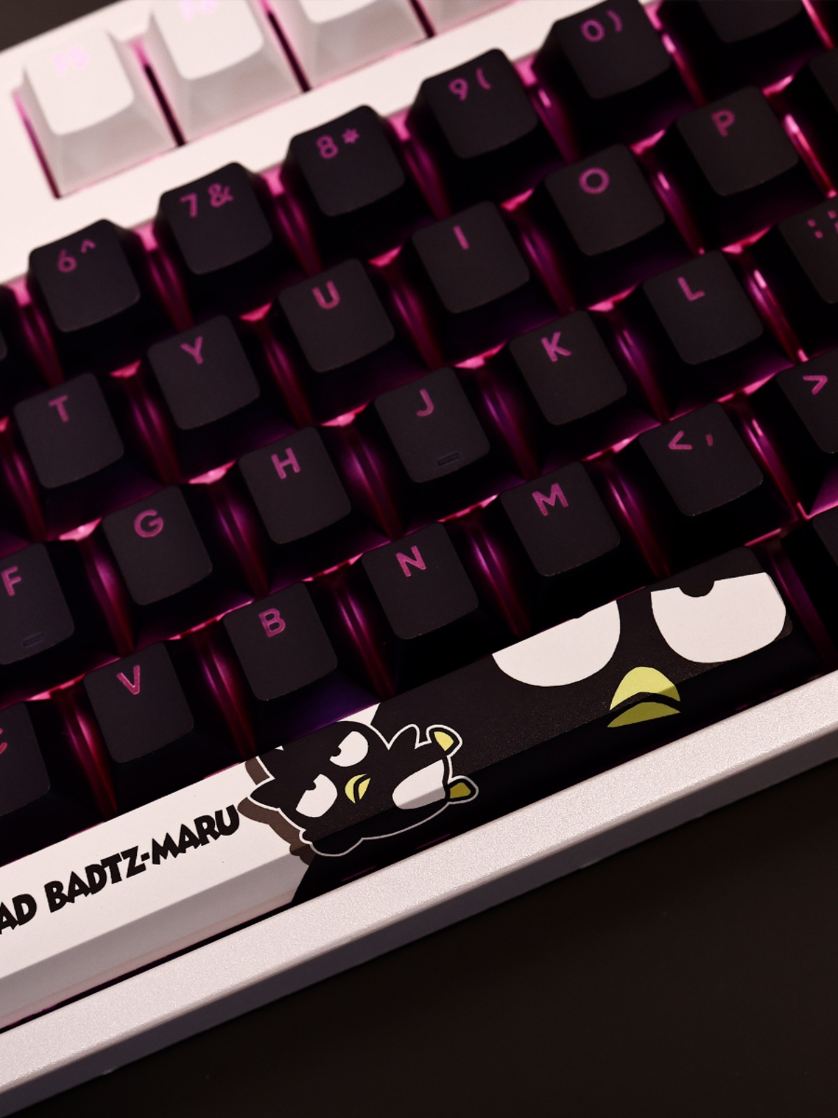 酷企鵝三麗鷗透光RGB108鍵標準配列衛星軸鍵帽-ZUIHANG SHOP