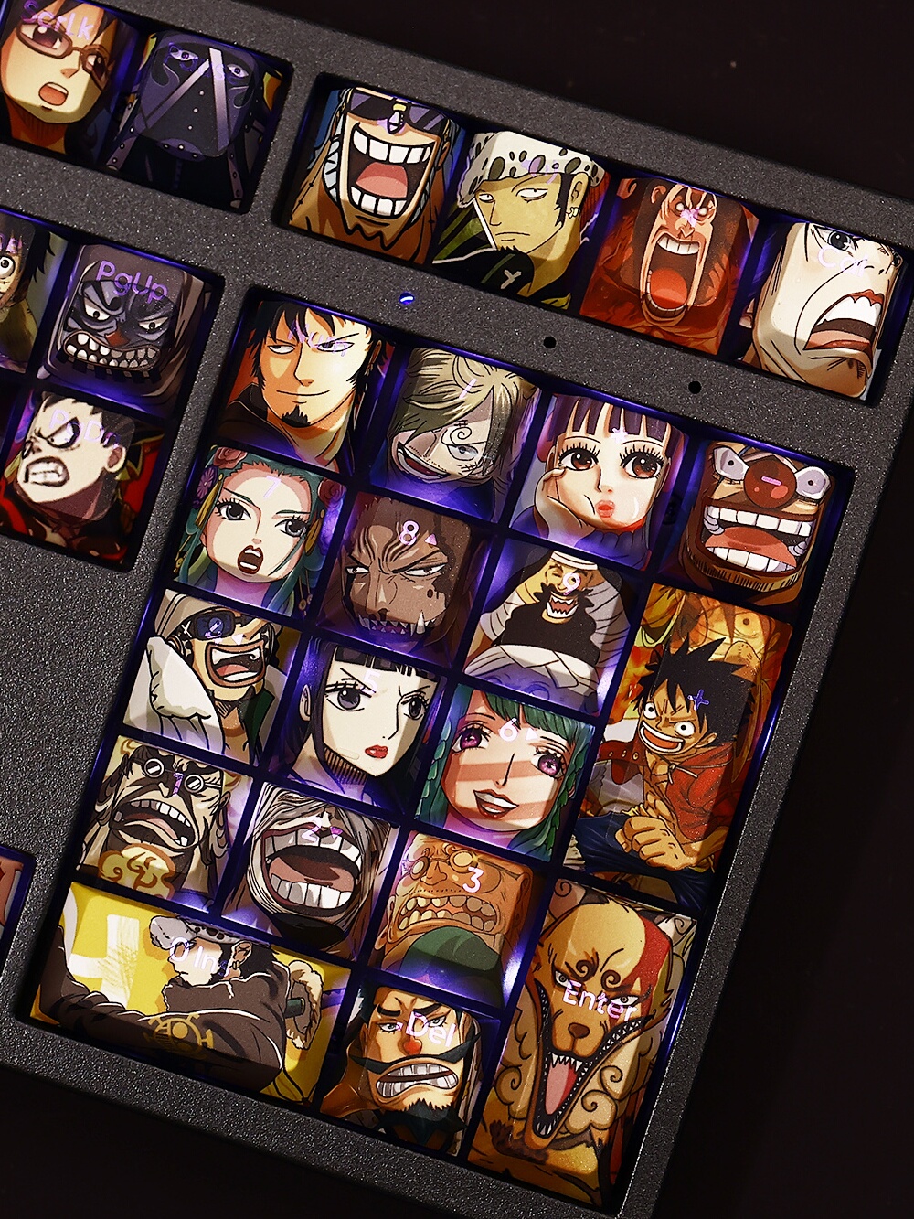 航海王透光RGB108鍵標準配列衛星軸鍵帽-ZUIHANG SHOP