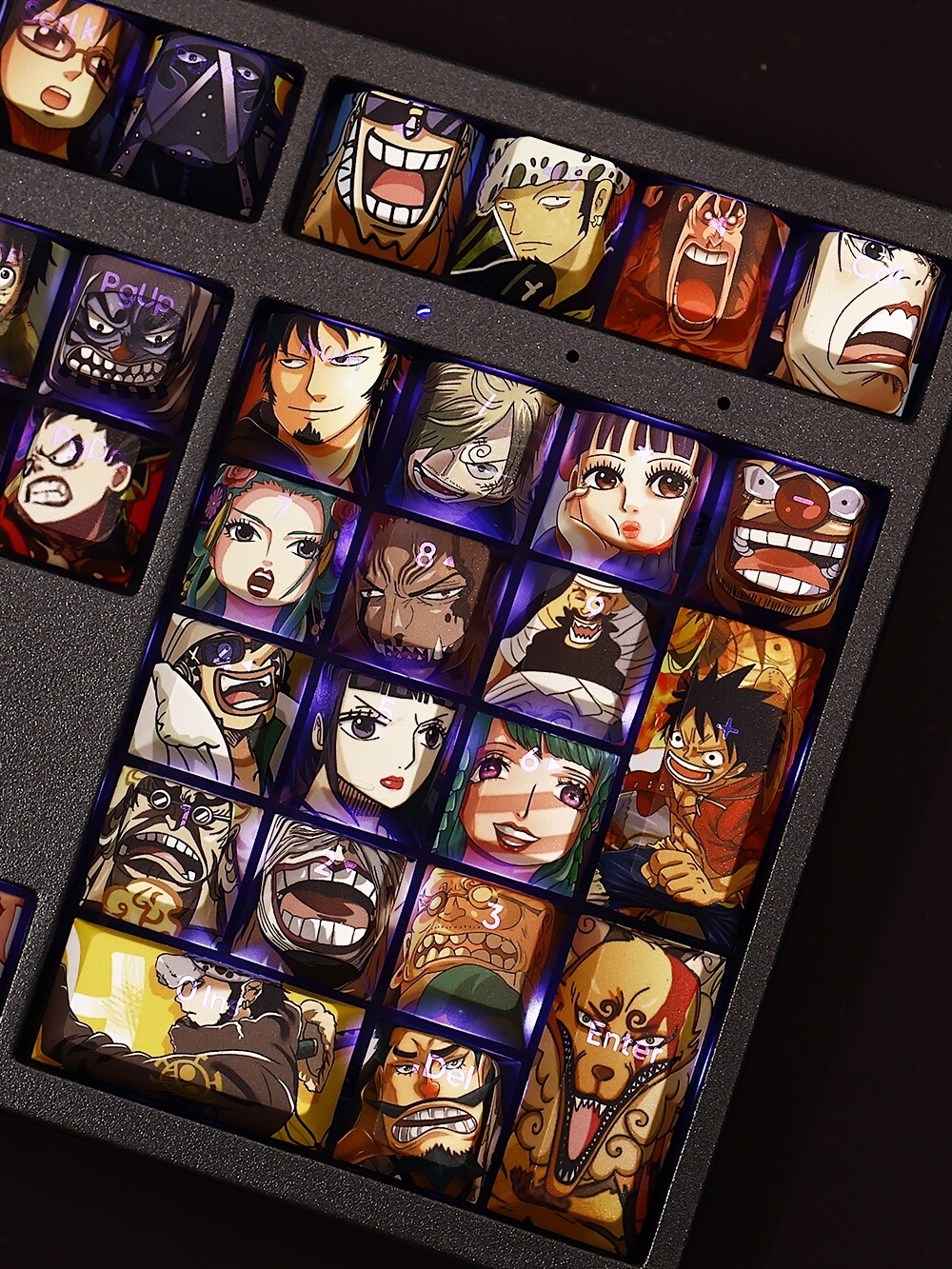 航海王透光RGB108鍵標準配列衛星軸鍵帽-ZUIHANG SHOP