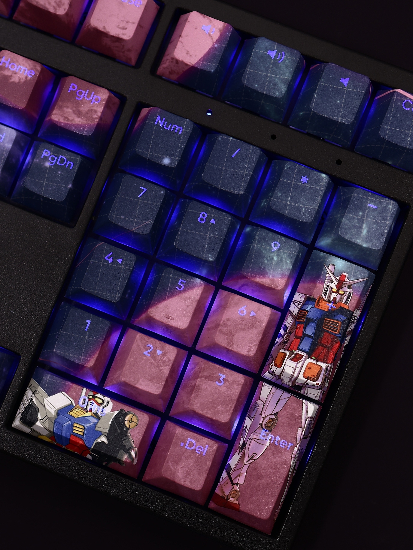 元祖高達透光RGB108鍵標準配列衛星軸鍵帽-ZUIHANG SHOP