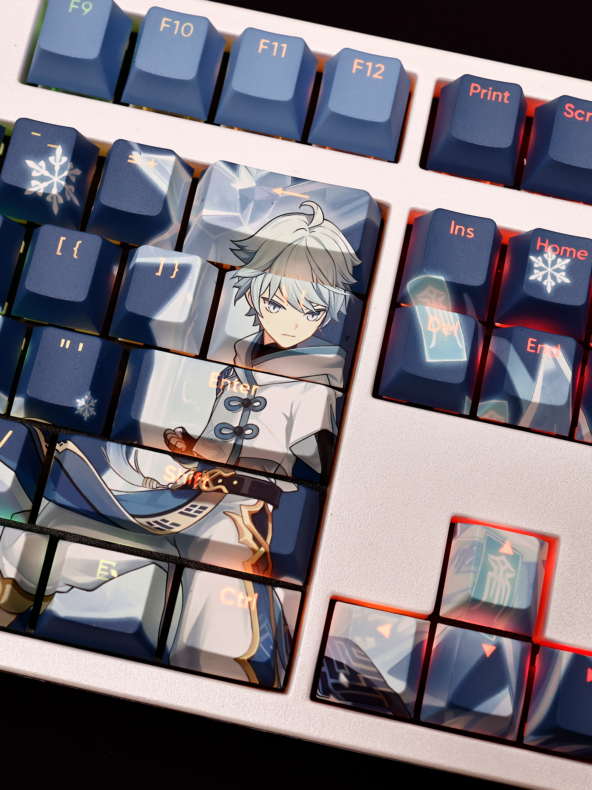 重雲原神透光RGB108鍵標準配列衛星軸鍵帽-ZUIHANG SHOP