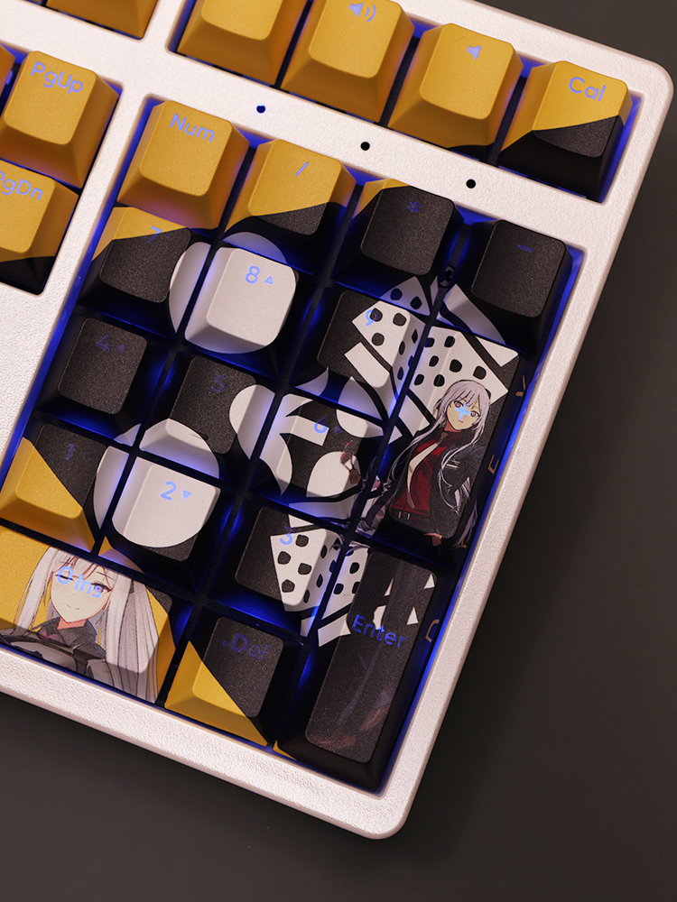 AK12少女前線透光RGB108鍵標準配列衛星軸鍵帽-ZUIHANG SHOP