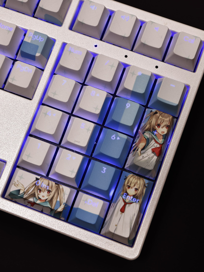 亞托莉透光RGB108鍵標準配列衛星軸鍵帽-ZUIHANG SHOP