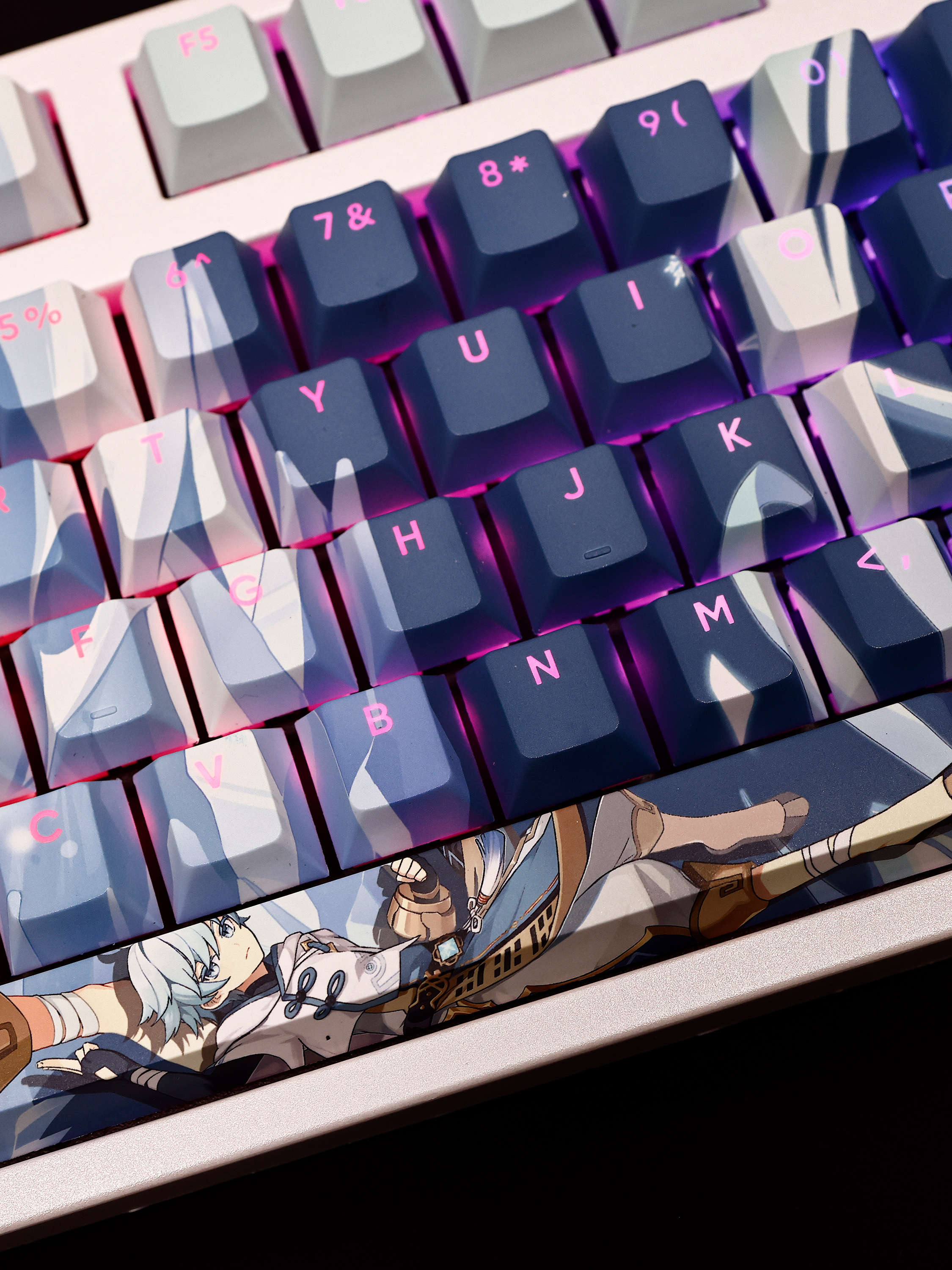 重雲原神透光RGB108鍵標準配列衛星軸鍵帽-ZUIHANG SHOP