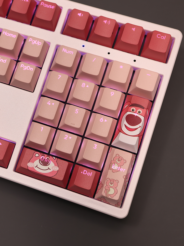 熊抱哥透光RGB108鍵標準配列衛星軸鍵帽-ZUIHANG SHOP