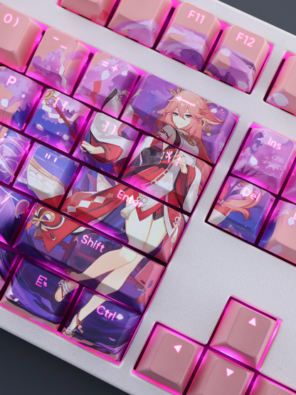 八重神子透光RGB108鍵標準配列衛星軸鍵帽-ZUIHANG SHOP