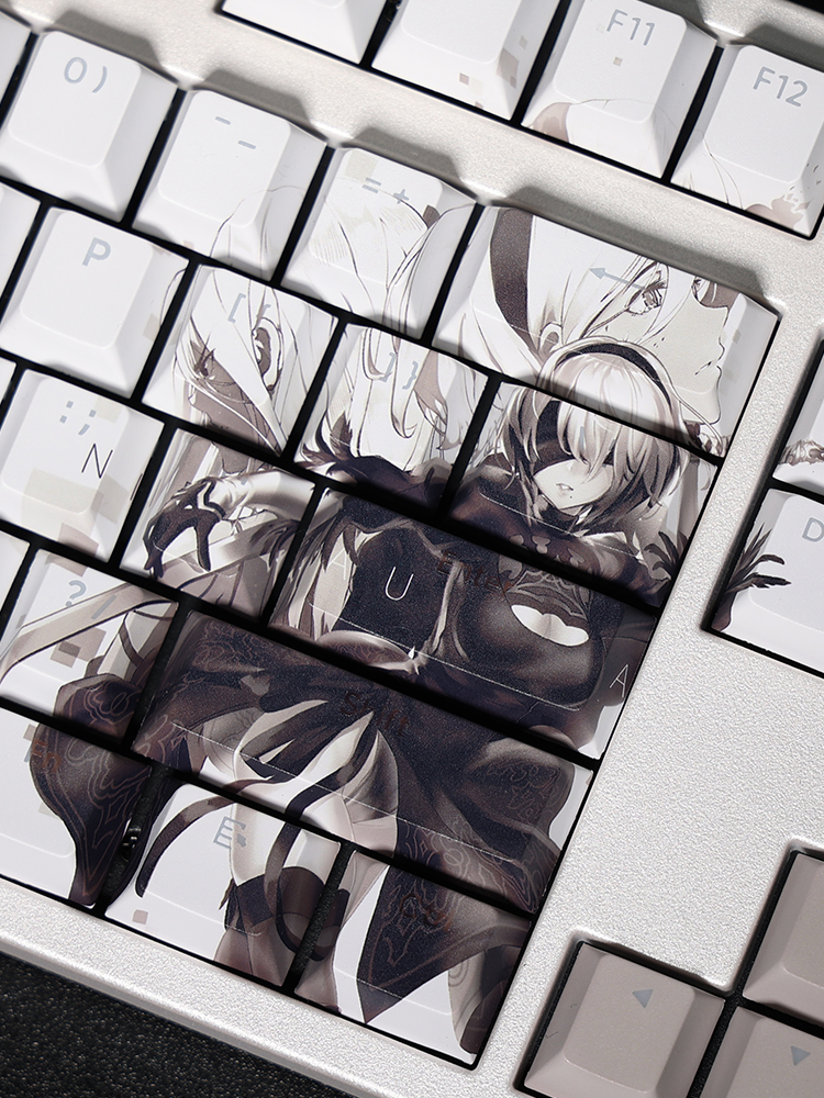 尼爾機械紀元透光RGB108鍵標準配列衛星軸鍵帽-ZUIHANG SHOP