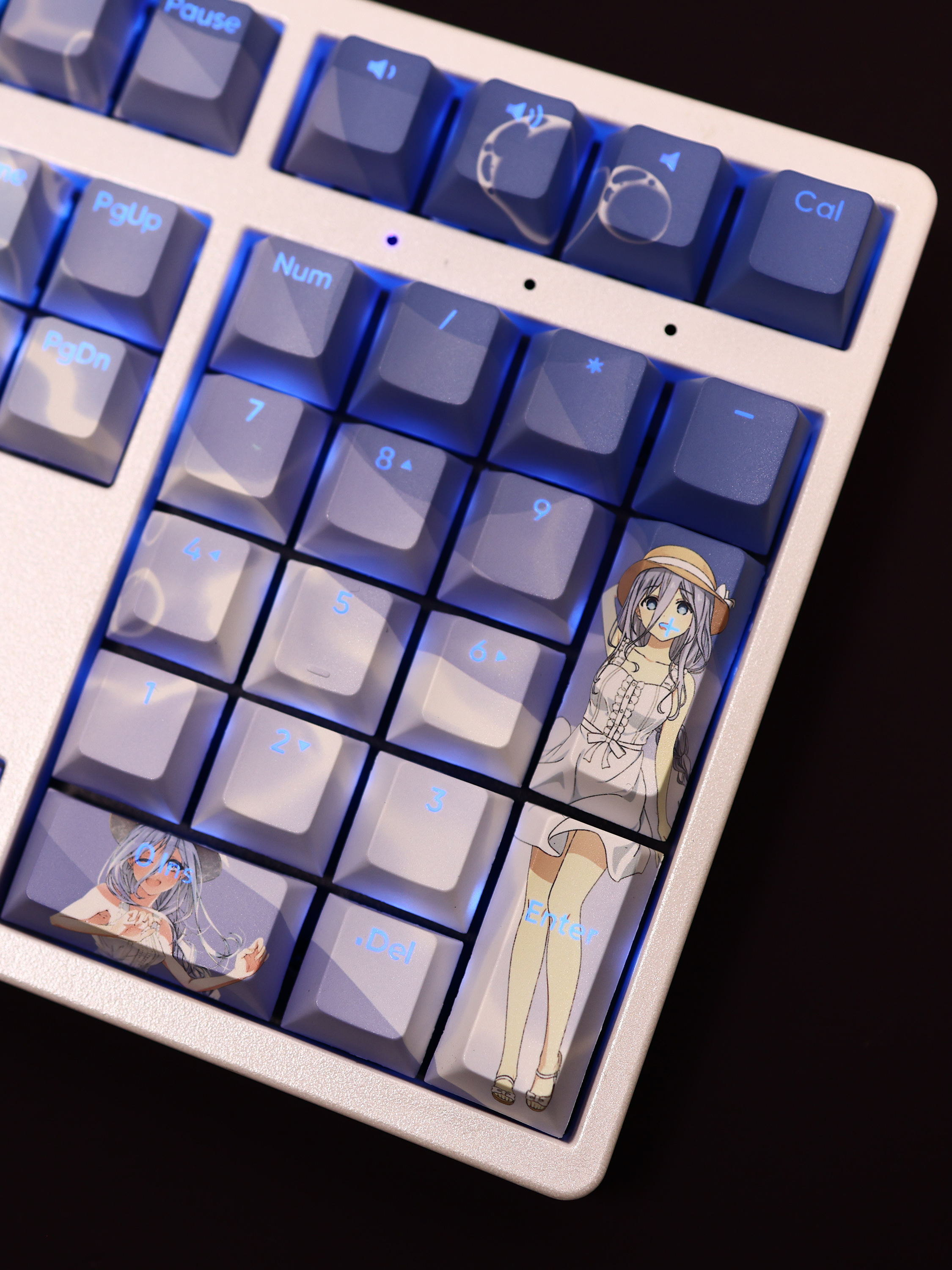 約會大作戰崇宮澪透光RGB108鍵標準配列衛星軸鍵帽-ZUIHANG SHOP