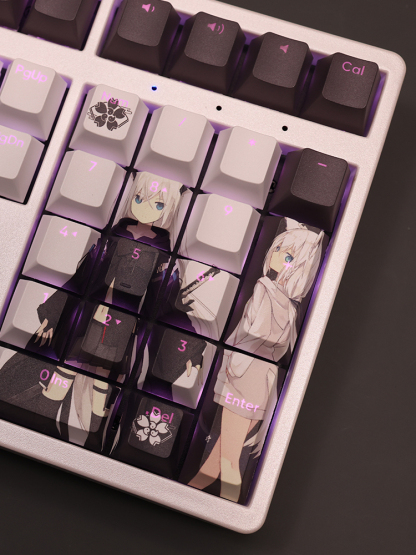 碧藍航線江風透光RGB108鍵標準配列衛星軸鍵帽-ZUIHANG SHOP