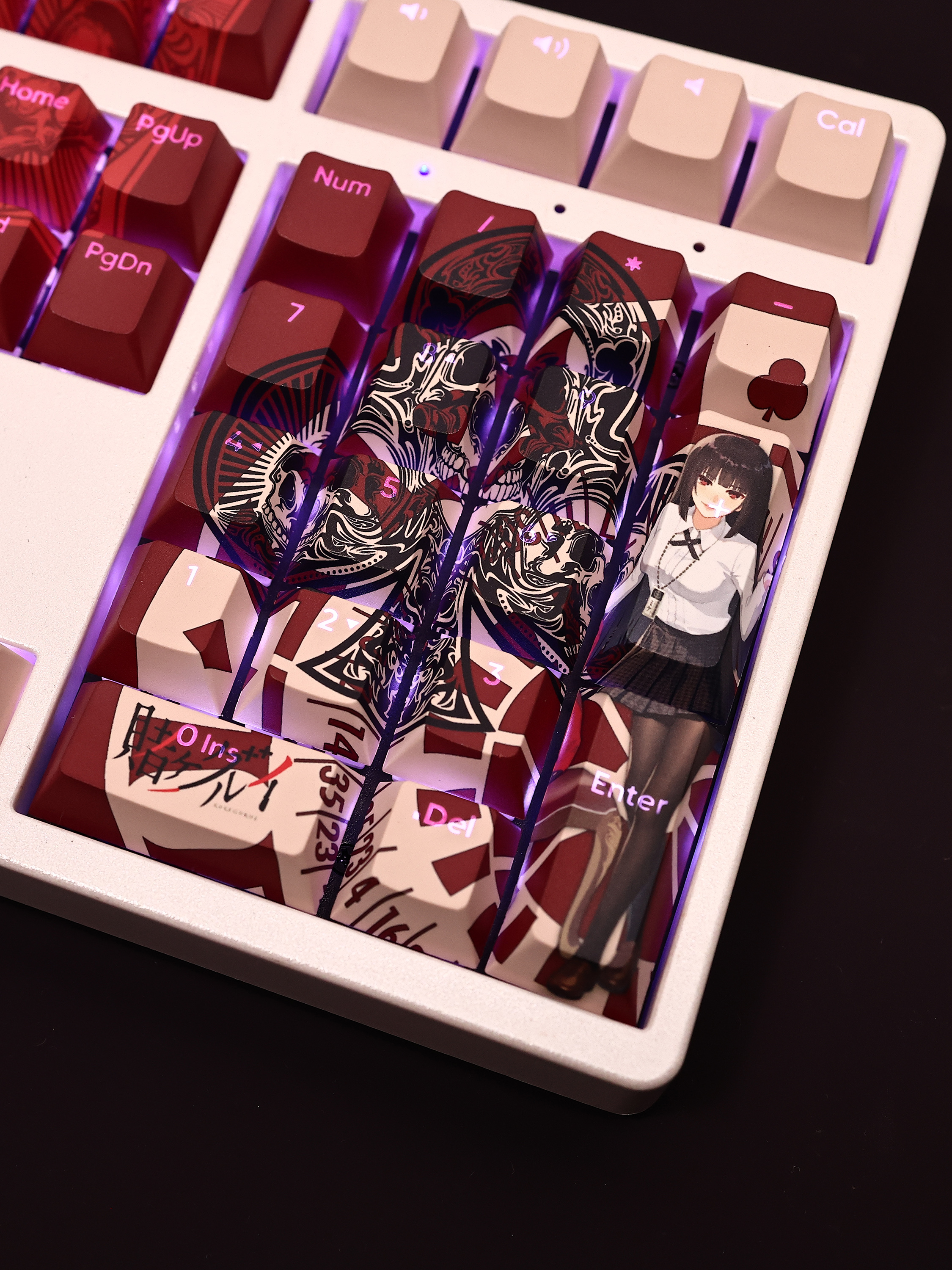 蛇喰夢子透光RGB108鍵標準配列衛星軸鍵帽-ZUIHANG SHOP