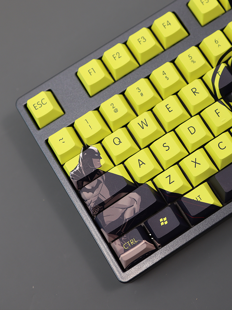 蝙蝠俠色彩增益108鍵標準配列衛星軸鍵帽-ZUIHANG SHOP