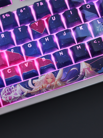 愛莉希雅透光RGB108鍵標準配列衛星軸鍵帽