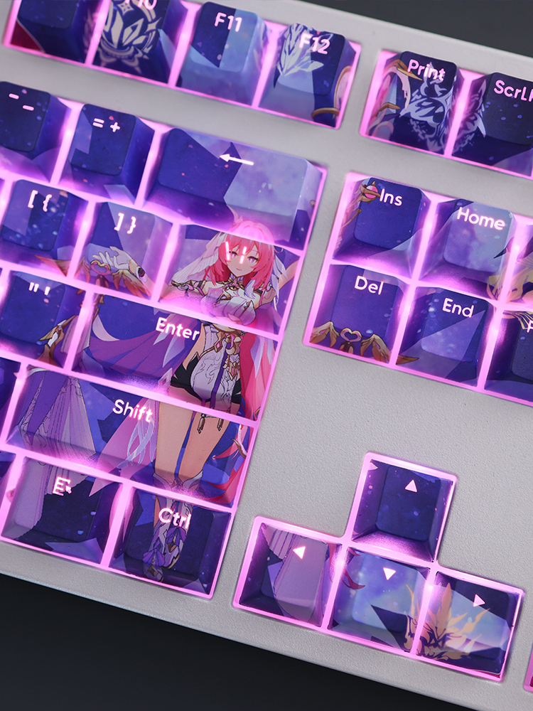 愛莉希雅透光RGB108鍵標準配列衛星軸鍵帽-ZUIHANG SHOP