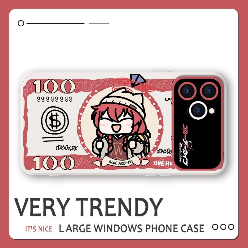 蔚藍檔案液態大視窗全包矽膠防摔軟殼-ZUIHANG SHOP