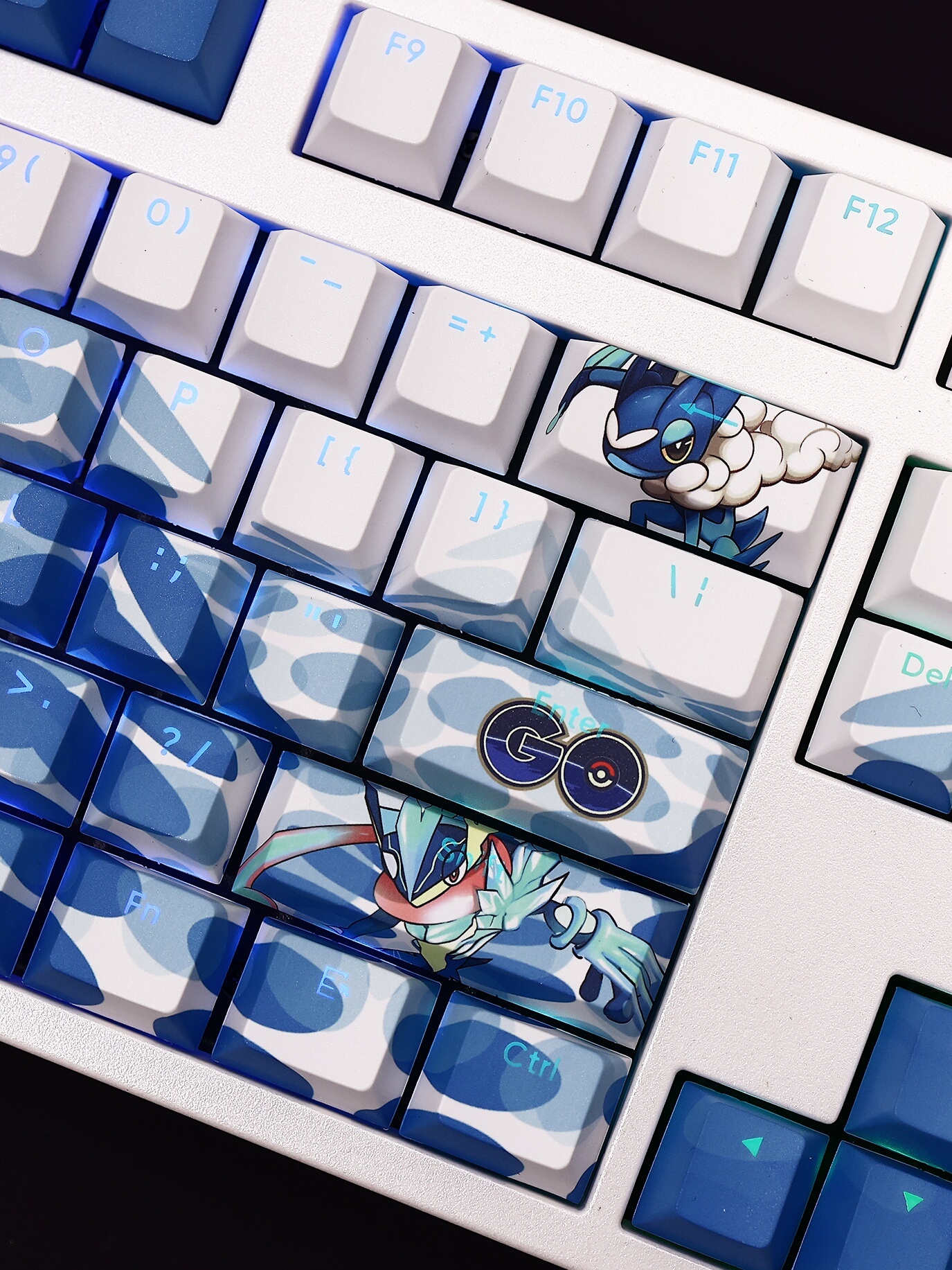 甲賀忍蛙透光RGB108鍵標準配列衛星軸鍵帽