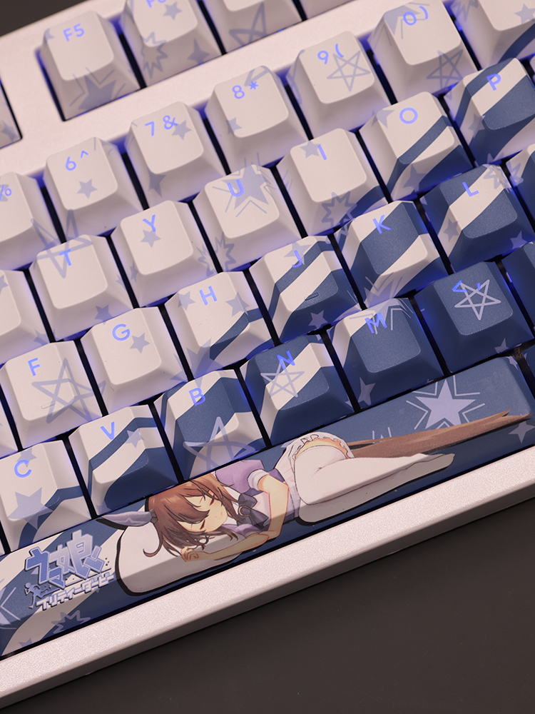 愛慕織姬賽馬娘透光RGB108鍵標準配列衛星軸鍵帽-ZUIHANG SHOP