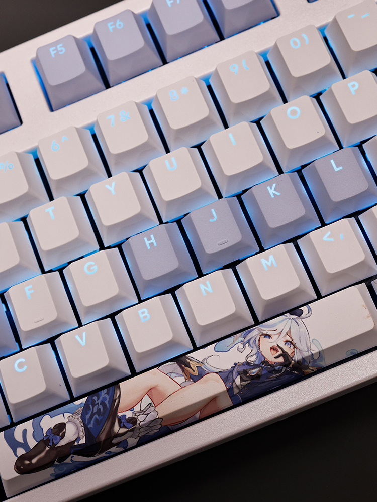 原神芙寧娜透光RGB108鍵標準配列衛星軸鍵帽-ZUIHANG SHOP