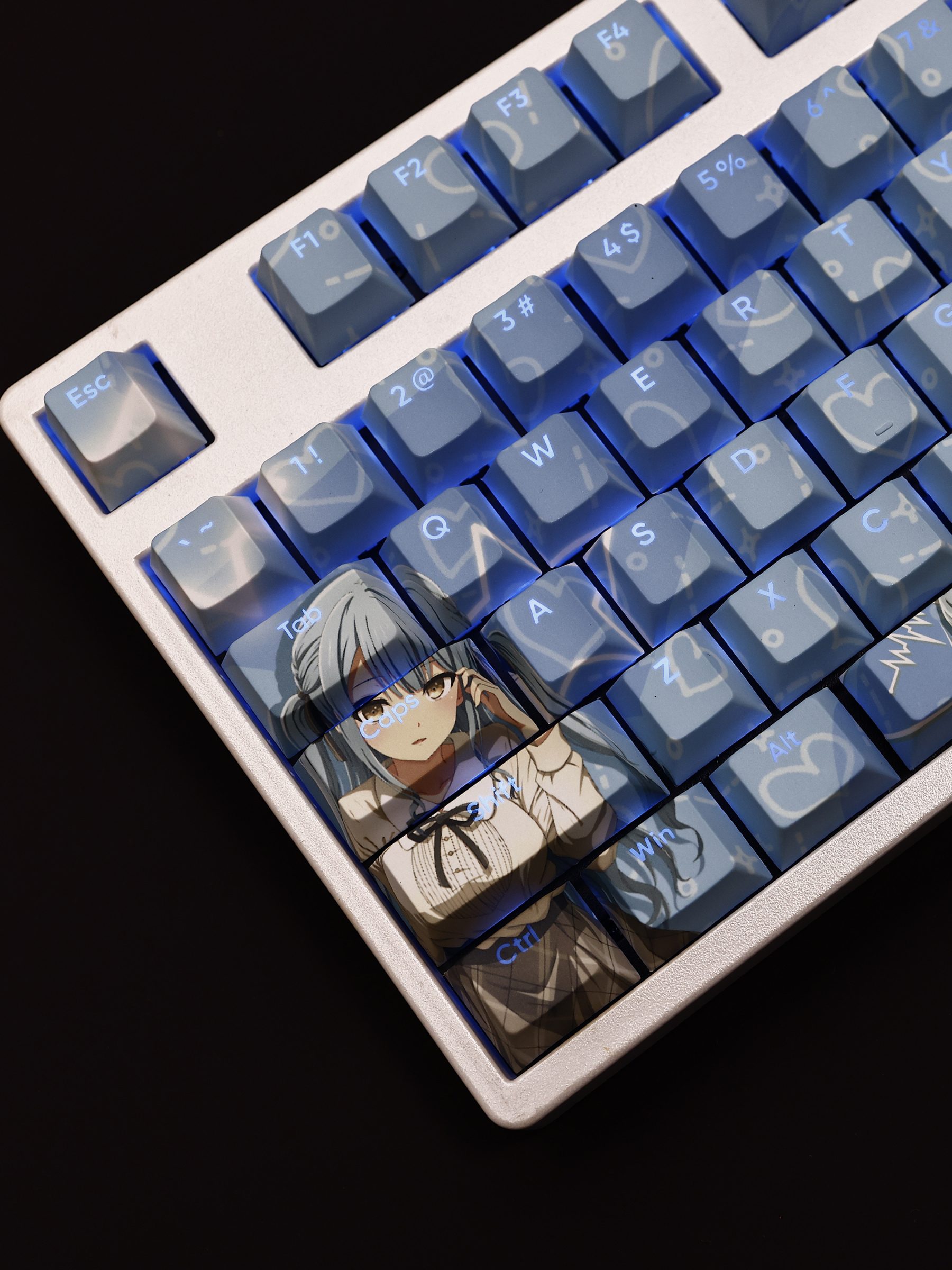 豐川祥子透光RGB108鍵標準配列衛星軸鍵帽-ZUIHANG SHOP