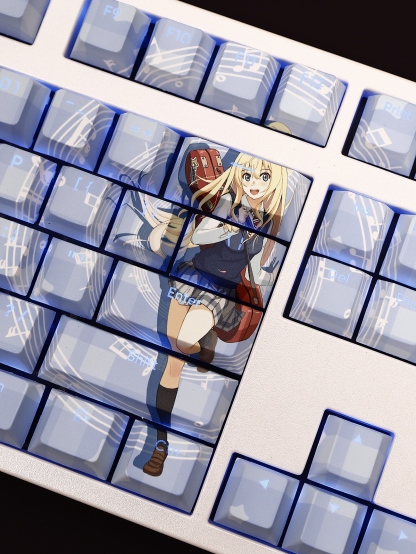 四月是你的謊言宮圓薰透光RGB108鍵標準配列衛星軸鍵帽-ZUIHANG SHOP