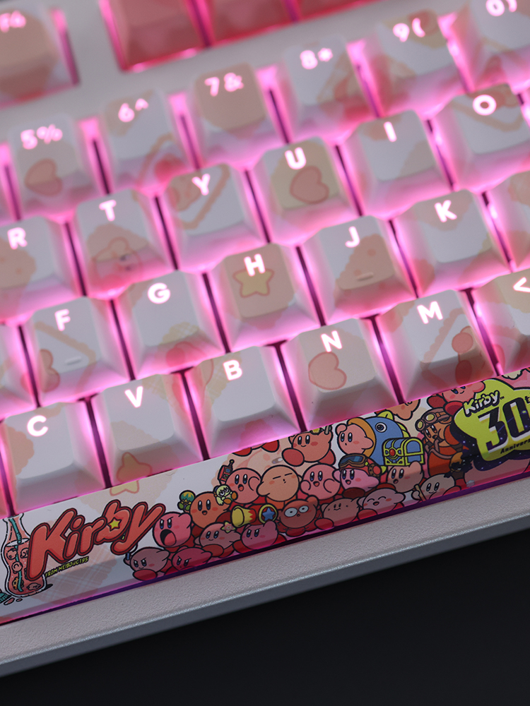 星之卡比透光RGB108鍵標準配列衛星軸鍵帽-ZUIHANG SHOP