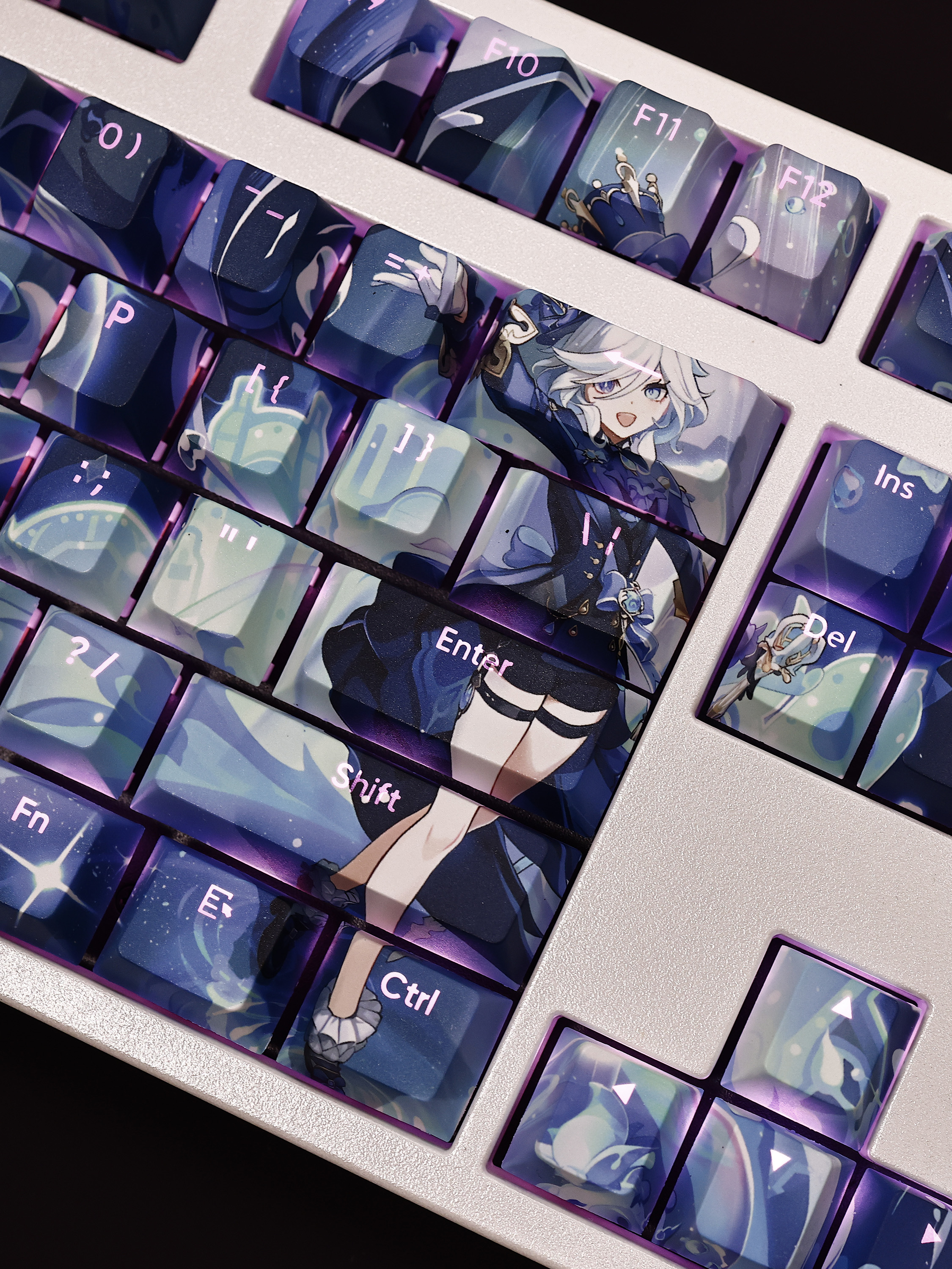 芙寧娜透光RGB108鍵標準配列衛星軸鍵帽-ZUIHANG SHOP