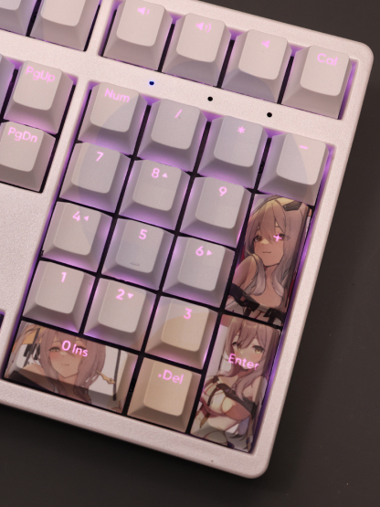 勝利女神nikke紅蓮透光RGB108鍵標準配列衛星軸鍵帽-ZUIHANG SHOP