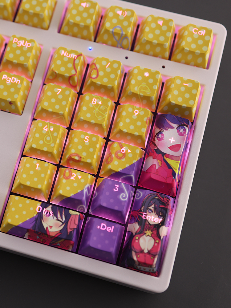 星野愛我推的孩子透光RGB108鍵標準配列衛星軸鍵帽-ZUIHANG SHOP