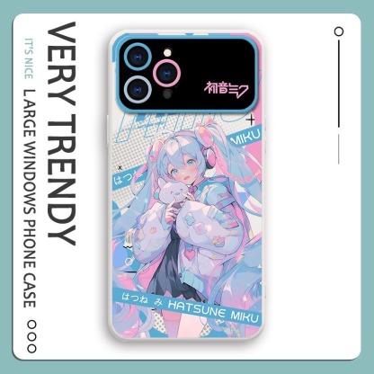 初音未來液態大視窗全包矽膠防摔軟殼-ZUIHANG SHOP