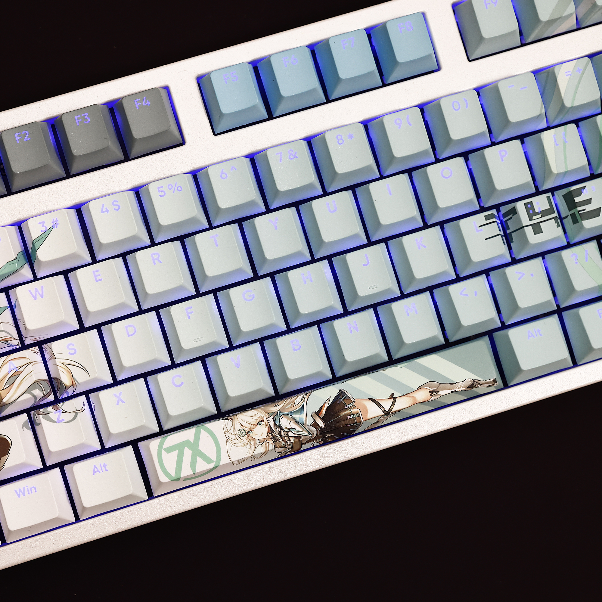 天選姬透光RGB108鍵標準配列衛星軸鍵帽