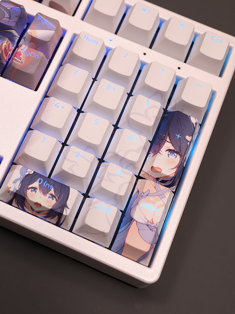 崩壞3希兒透光RGB108鍵標準配列衛星軸鍵帽-ZUIHANG SHOP